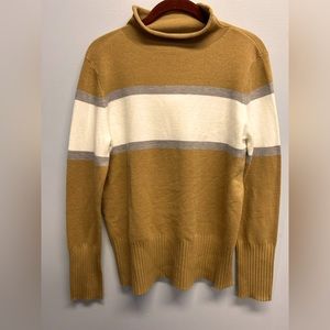 French Connection size L high neck light weight knit